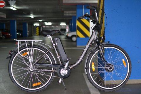 Электровелосипед на базе городского велосипеда